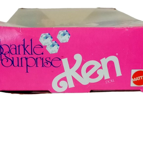 Sparkle Surprise Ken #3149 Vintage 1991 Sparkle Surprise NRFB New Face EXC - Picture 7 of 11